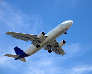 Cargo aircraft being loaded